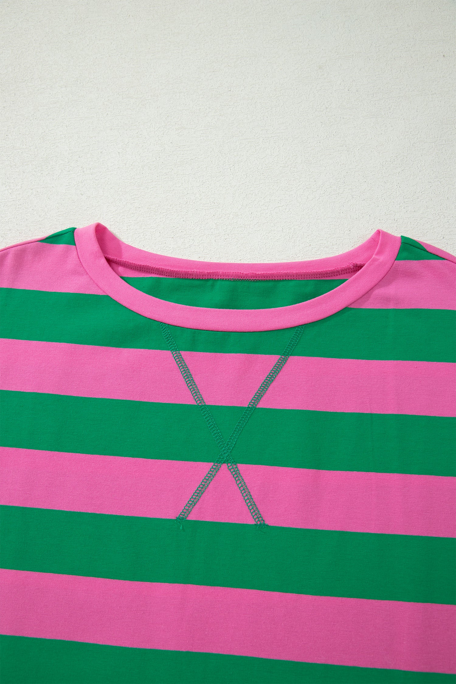 Striped Dolman Tee & Drawstring Skort Set – Women’s Athletic 2-Piece Outfit Dear-Lover Dropshipping Two Piece Sets/Short Sets