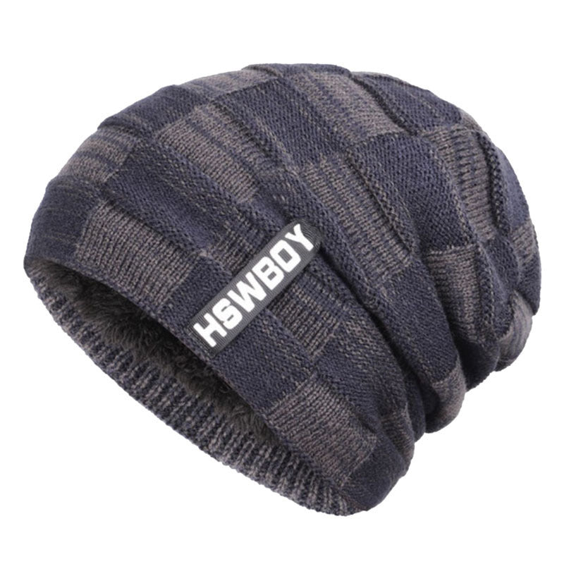 Men's Slouchy Knitted Hat - Bazaare Mart