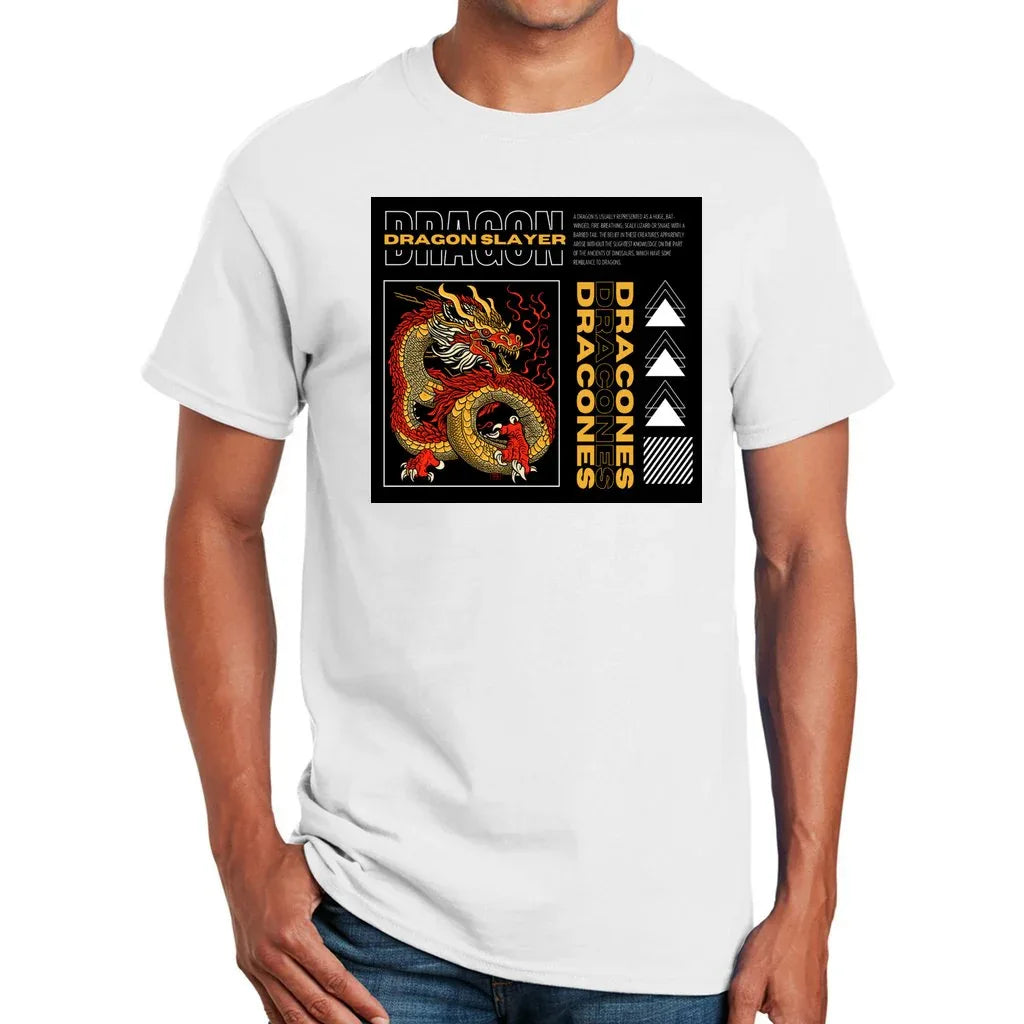 Unisex Dragon Trainer T-Shirt White Bazaare Mart