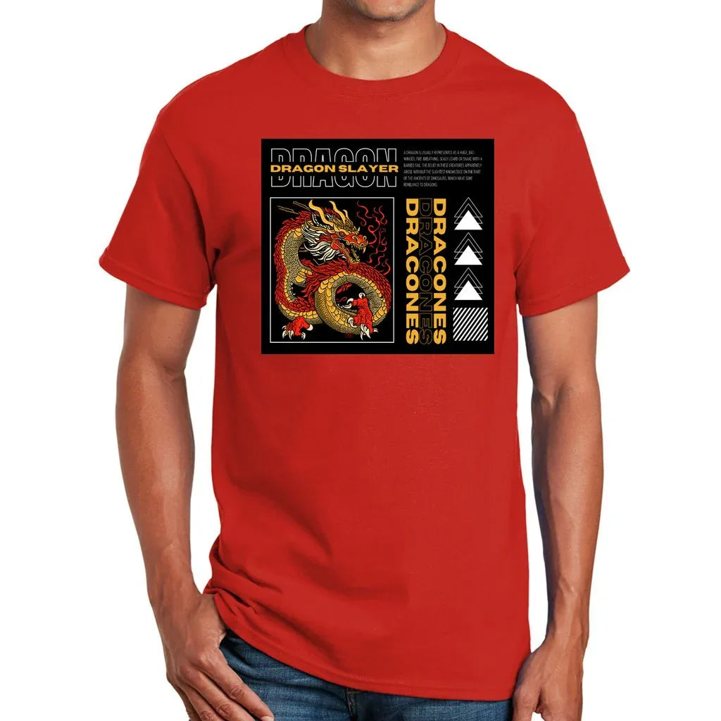 Unisex Dragon Trainer T-Shirt Red Bazaare Mart