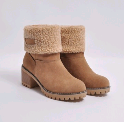 Suede Snow Boots