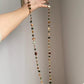 Multi-Color Polished Stone Bead Necklace Bazaare Mart Polished Stone Necklace