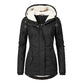 Fur Lined Waterproof Jacket Black Cap String Clip Bazaare Mart Fur Lined Waterproof Jacket