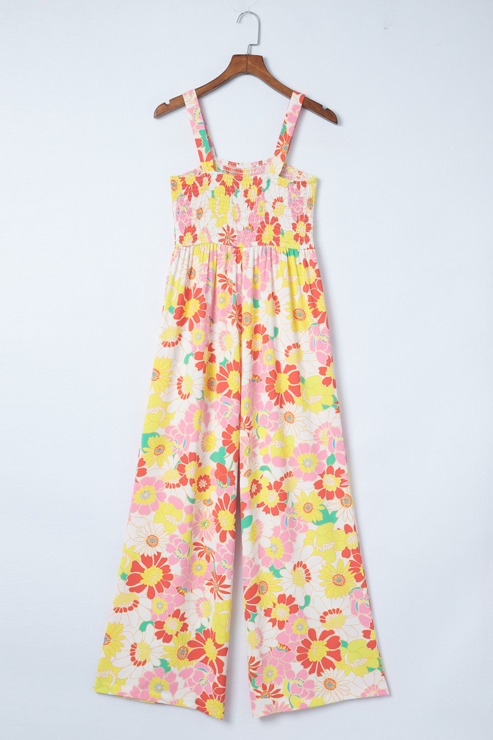 Multicolor Plus Size Floral Button Keyhole Back Ruffle Romper