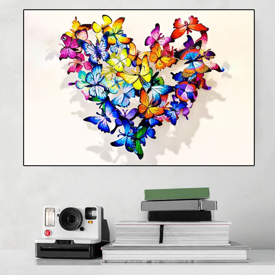 Heart Full of Butterflies Poster - Bazaare Mart