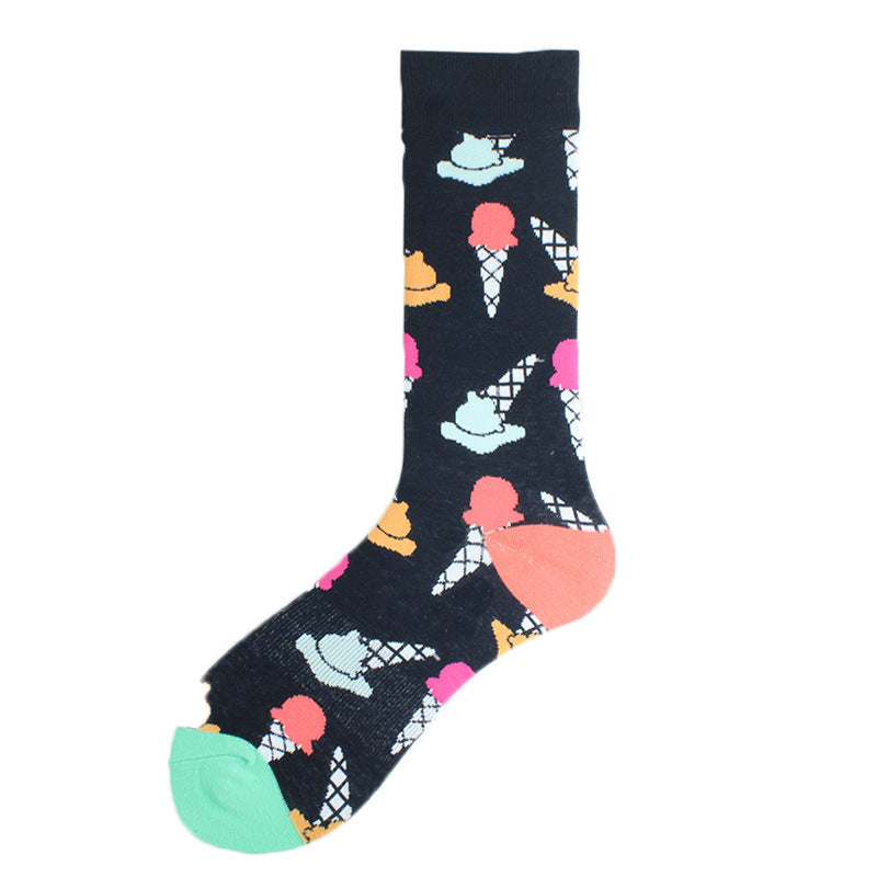 Mens Ice Cream Cone Socks