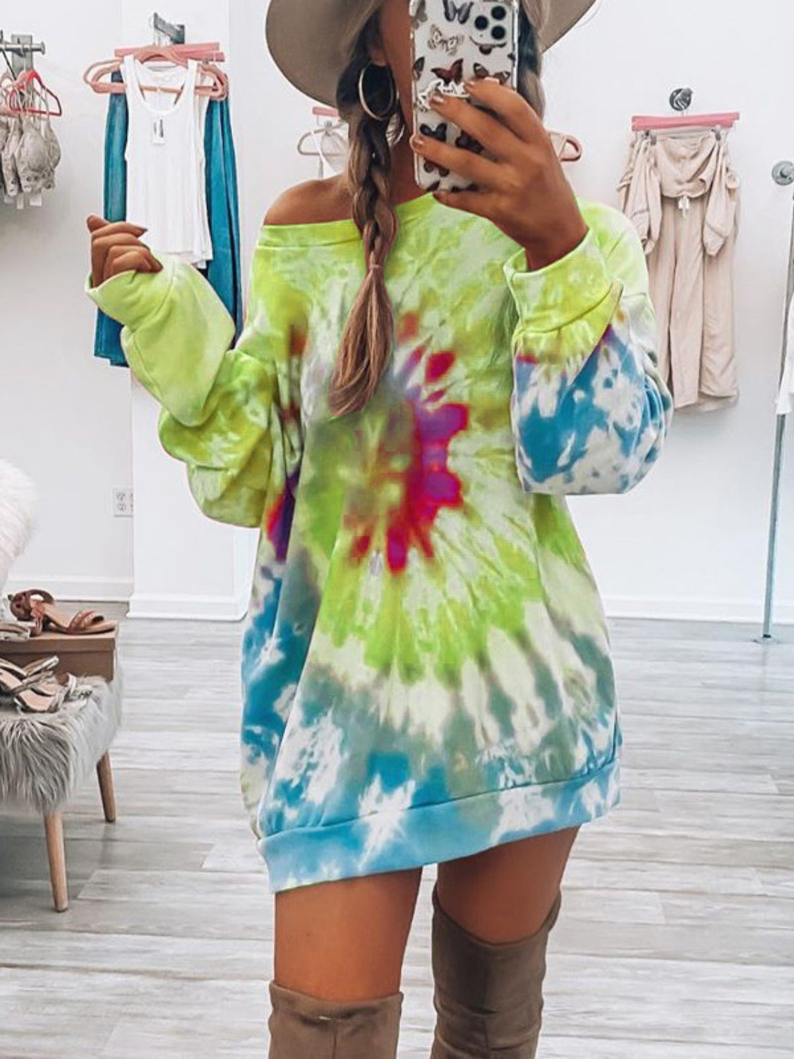 Tie-Dye Oversized Sweatshirt