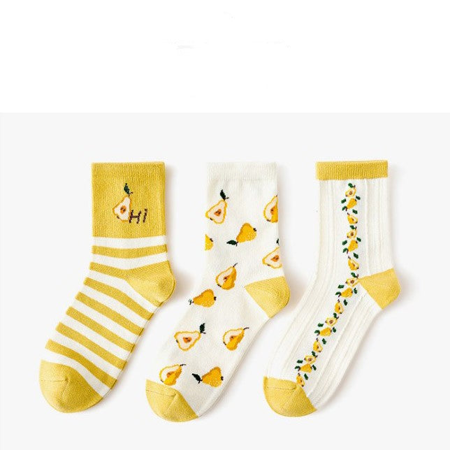 Yellow Pear Socks