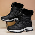 Winter Fleece-lined Non-slip Snow Boots Black Bazaare Mart Water Proof Snow Boots