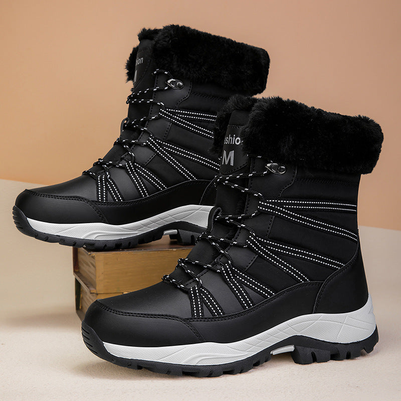 Winter Fleece-lined Non-slip Snow Boots