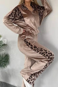 Two Piece Sets Women Pant Set Matching Sets Short Sleeve Y2k Streetwear Tops Pocket Long Pants Casual Loose High Waist Summer Khaki Bazaare Mart Outfit
