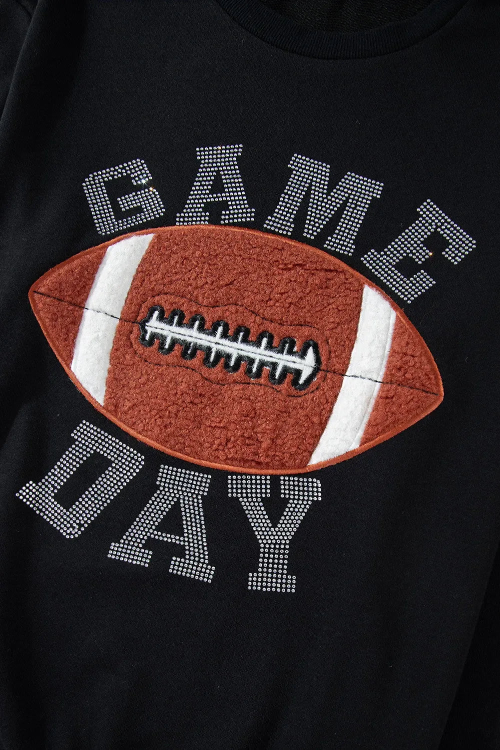 GAME DAY Football Round Neck Long Sleeve Top and Shorts Set Bazaare Mart Football Shorts Set