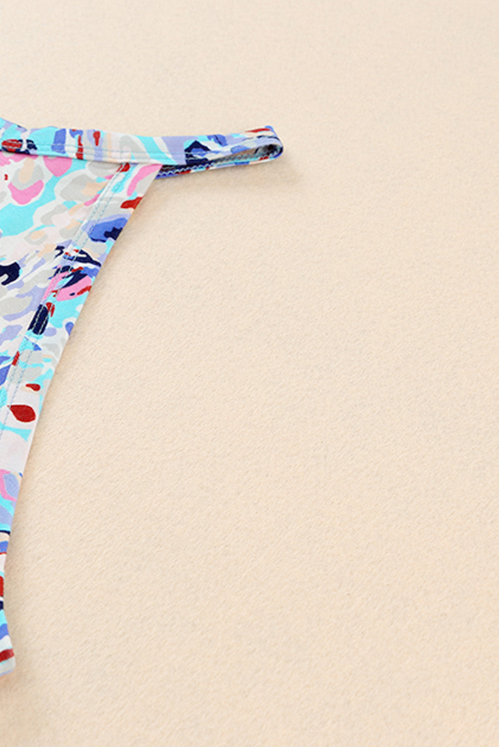 Multicolor Floral Print Round Neck Plus Size Tank Top