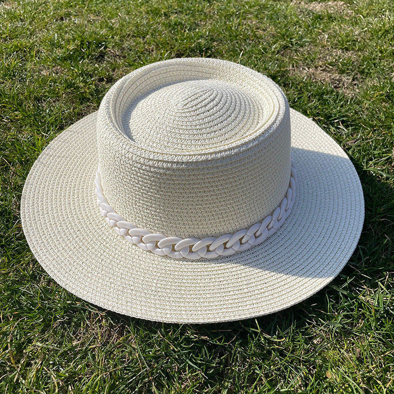 Colorful Chain Straw Hat