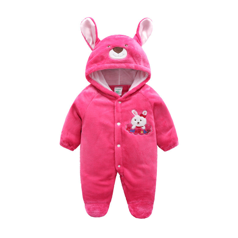 Baby One Piece Hooded Animal Suit