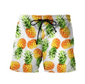 Pineapple Print Swim Trunks Pineapples CJ Dropshipping Trending Swim Trunks