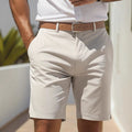 Men's Classic Chino Dress Shorts Apricot CJ Dropshipping Men's Shorts