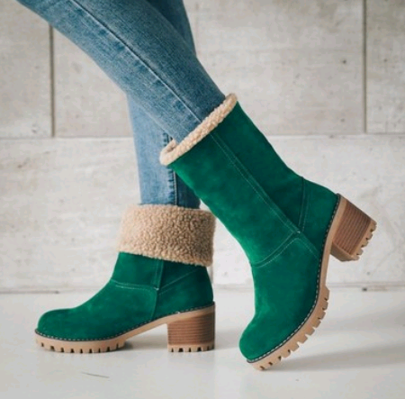 Suede Snow Boots