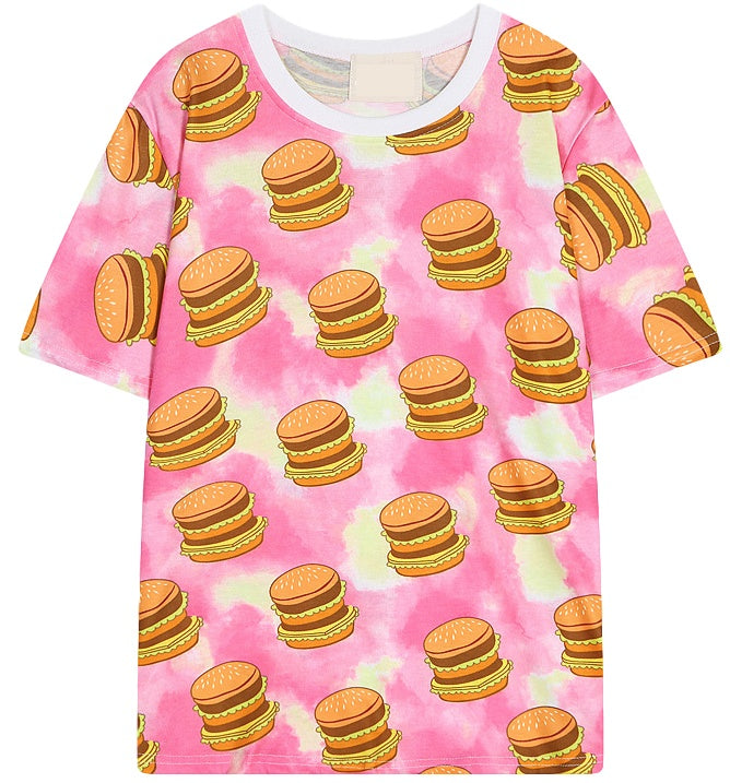 Graphic Hamburger T-Shirt