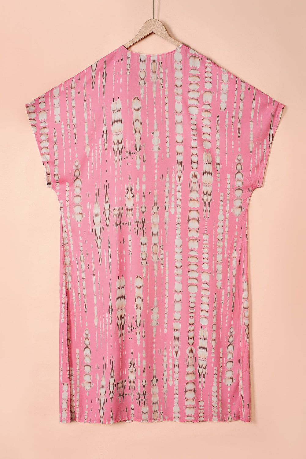 Pink Bohemian Tie Dye Kimono