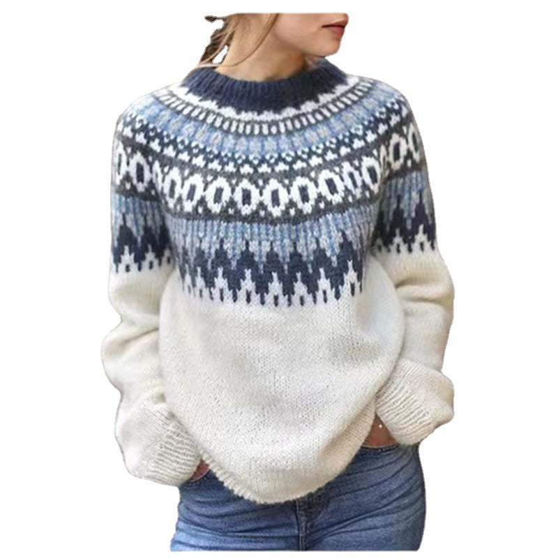 Women's Vintage Ski Sweater