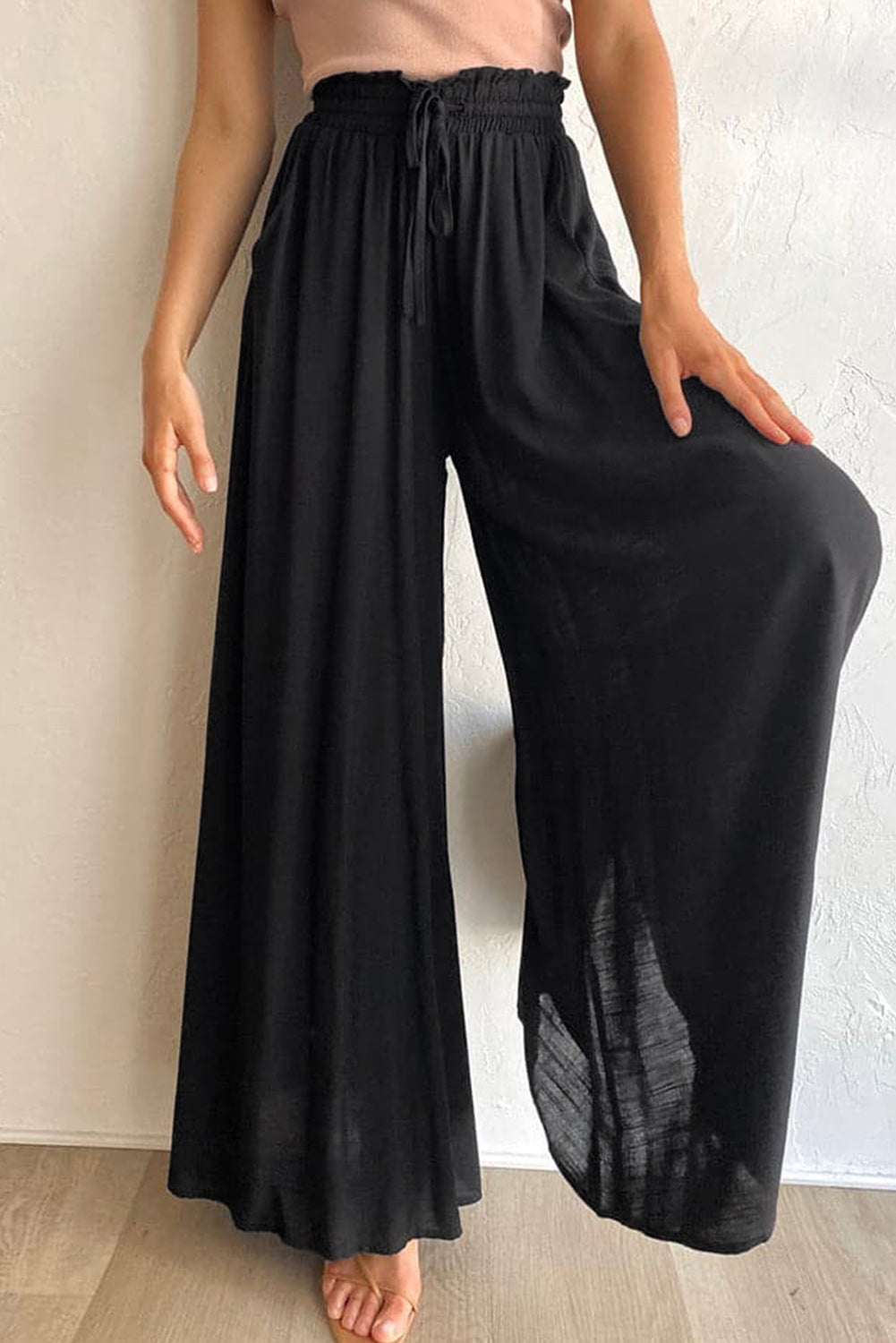 High Waist Wide Leg Pants