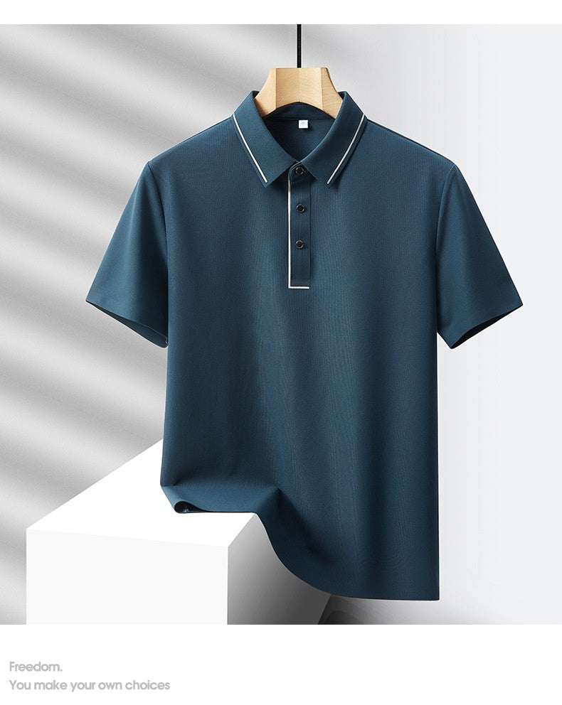 Seamless Polo Shirt and Pants Set