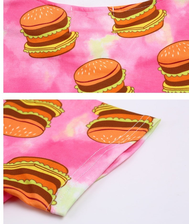 Graphic Hamburger T-SHIRT