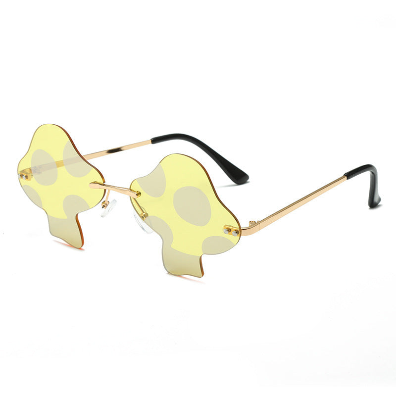 Trendy Rimless Mushroom Sunglasses