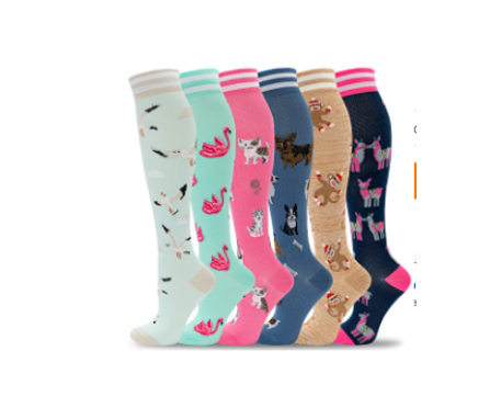 Knee High 6pk Compression Socks
