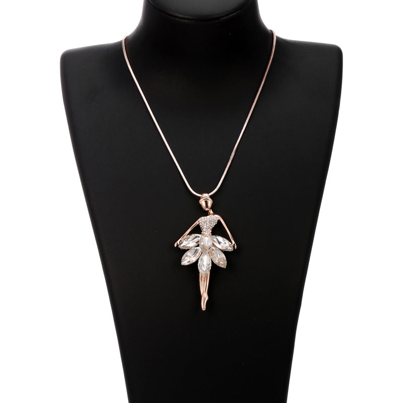 Crystal Ballerina Necklace