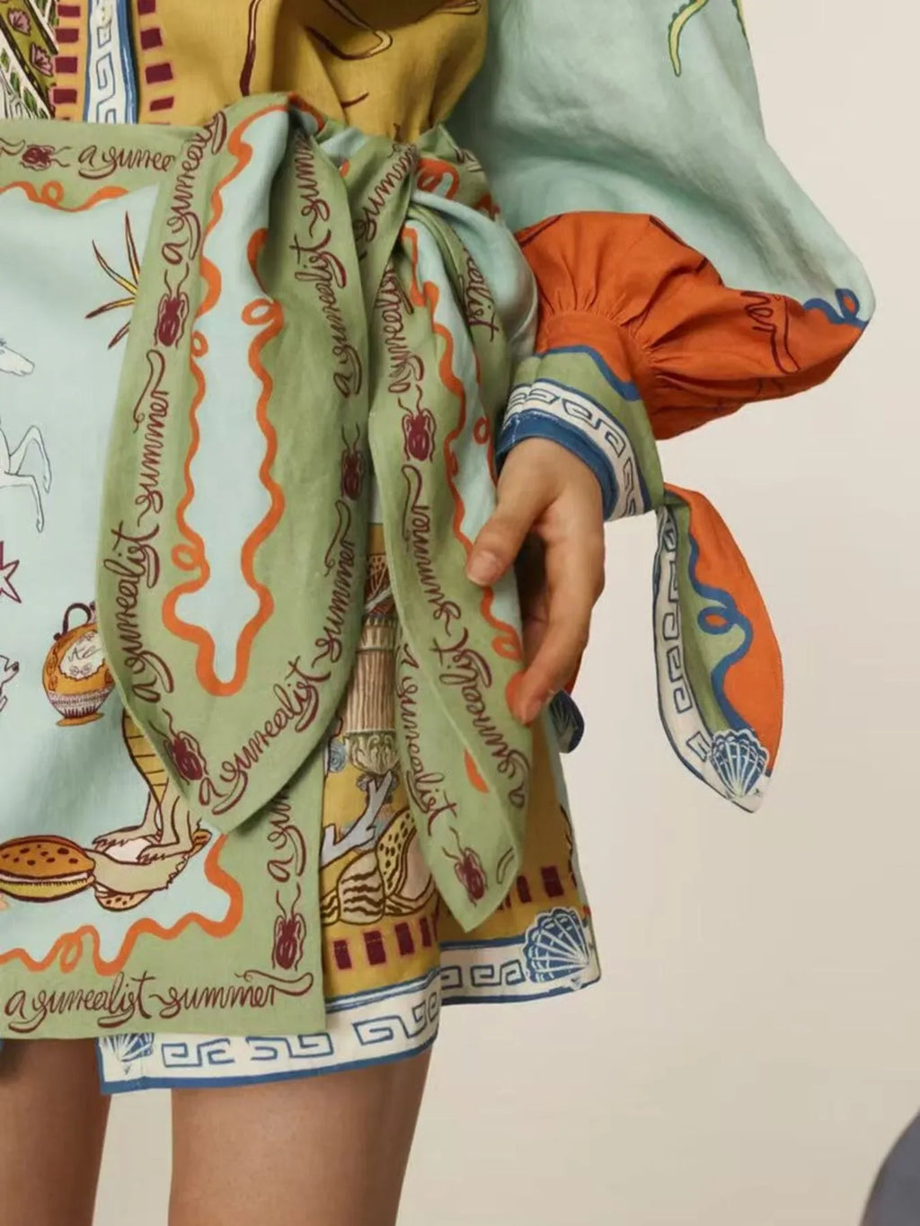 Printed Long Sleeve Shirt Dress Trendsi Shirt Dress