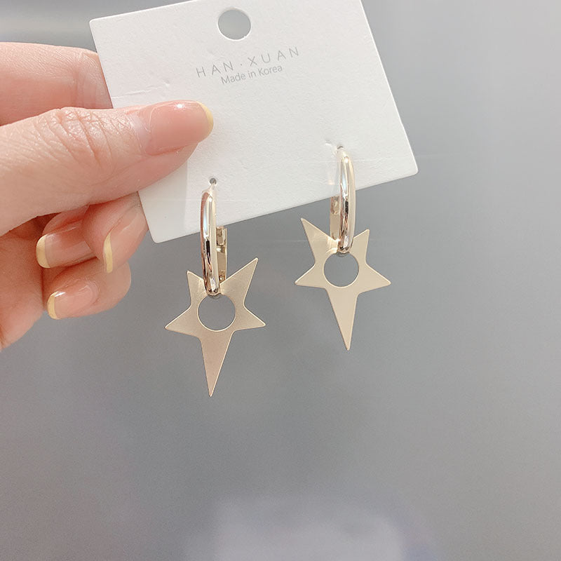 Personality Tassel and Stud Earrings