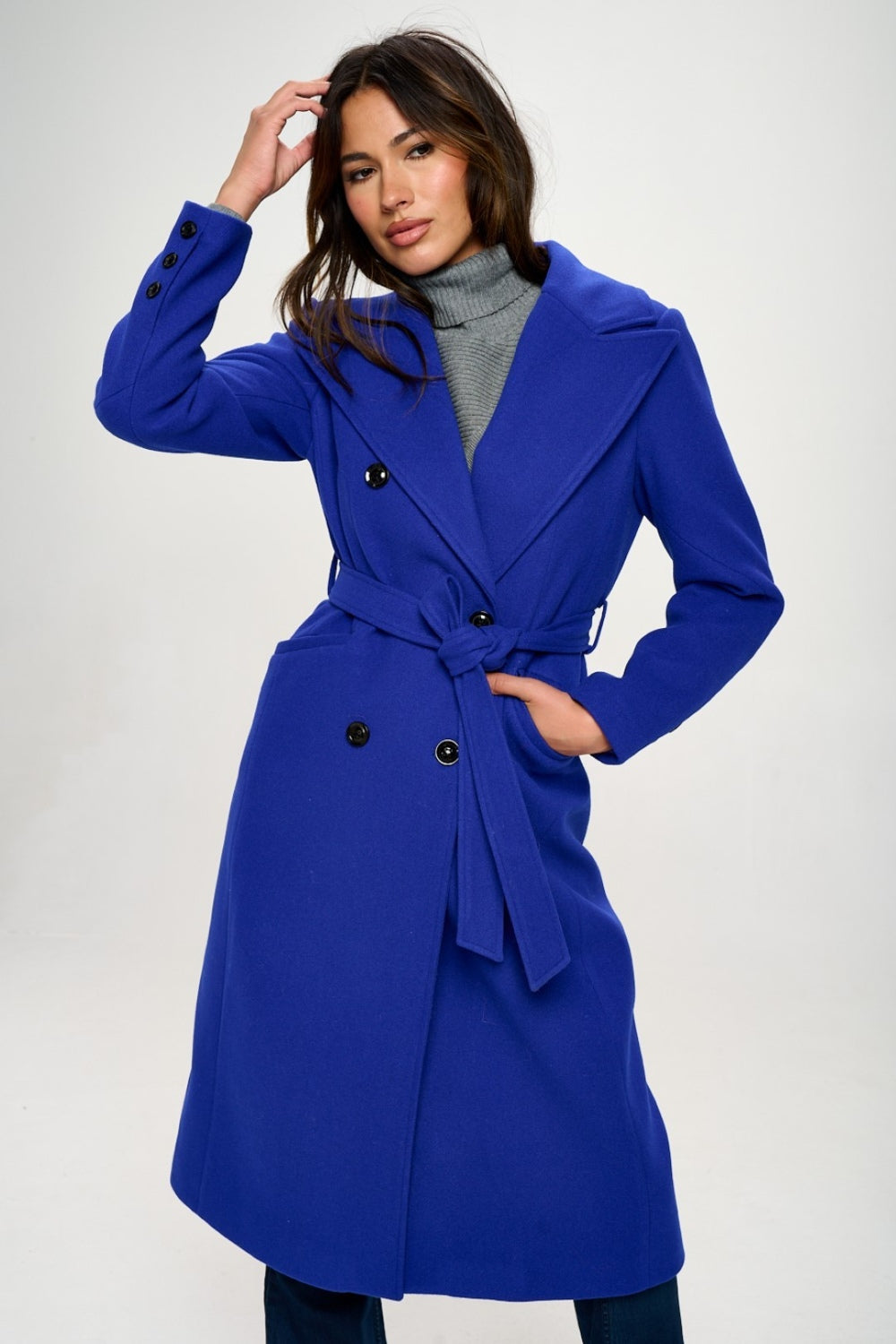 Royal Double-Breasted Trench Coat