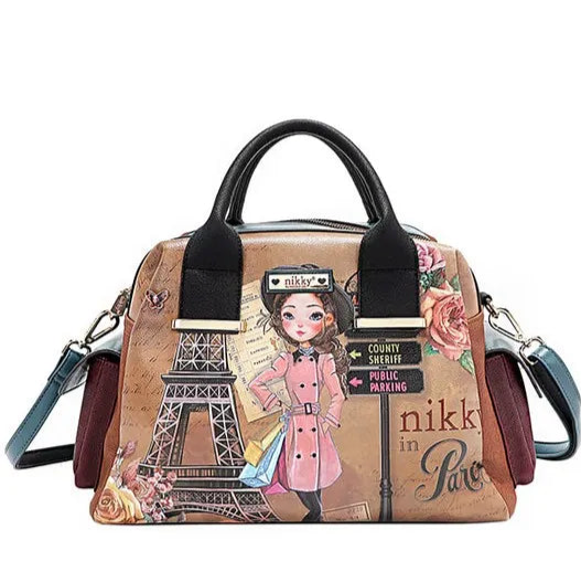 Nicole Lee USA Eco-Leather Boston Bag