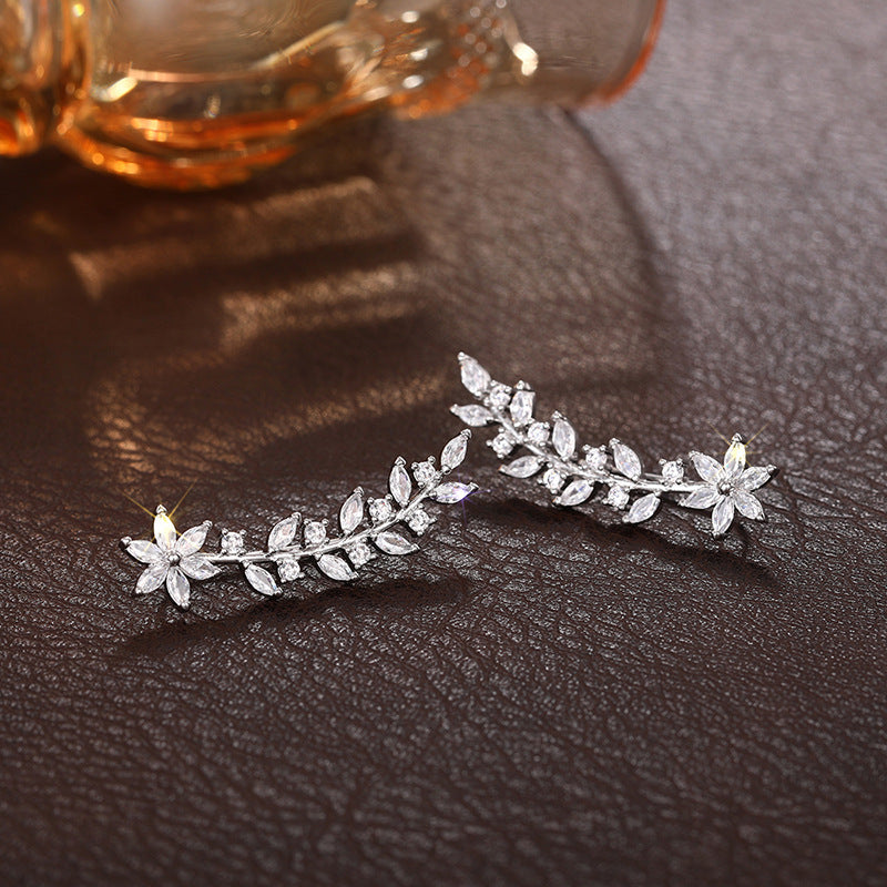 Internet Celebrity Rhinestone Earrings