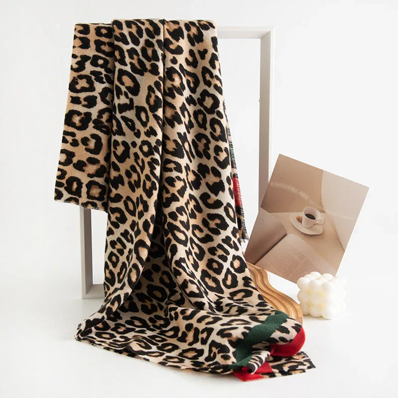 Leopard Print Scarf