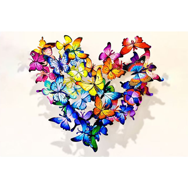 Heart Full of Butterflies Canvas