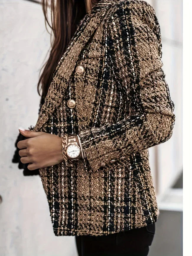 Classic Plaid Blazer