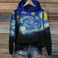 Starry Sky Art Hoodie Picture Color CJ Dropshipping Starry Night Hoodie