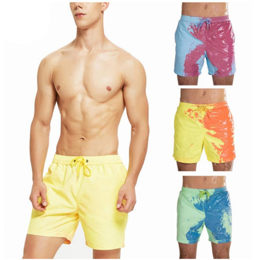 Men's Color Changing Swim Trunks 