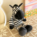 Jungle Animal Plush Toy Black & White Zebra1 25cm Bazaare Mart