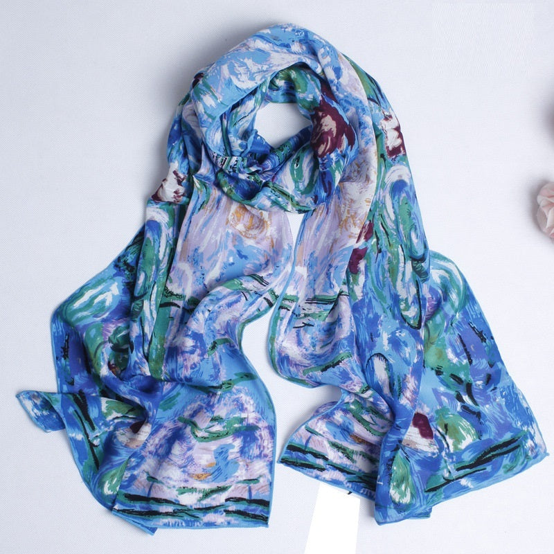 Long Art Scarf Shawl