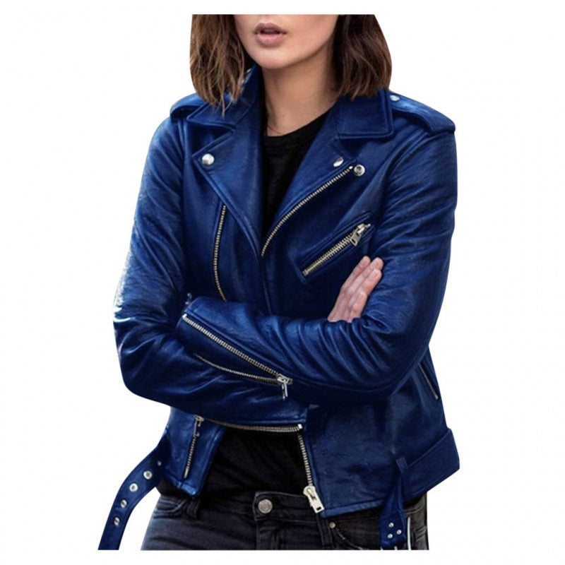 PU Leather Biker Jacket