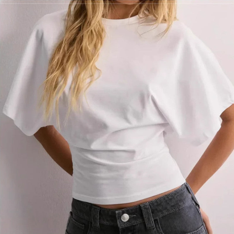 Batwing Sleeve T-shirt A1 CJ Dropshipping Bat-Wing Blouse
