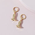 Western Cowboy Boot & Hat Dangle Earrings – Vintage Cowgirl Alloy Statement Jewelry A28331 CJ Dropshipping Cowboy Boot Earrings