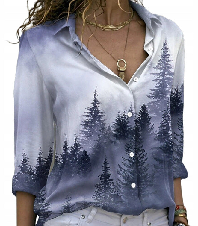 Long Sleeve Printed Shirts