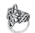 Asgard Triquetra And Celtic Knot Ring 9 Bazaare Mart Man's Ring