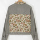 Grey Corduroy Patchwork Jacket Bazaare Mart Outerwear/Jackets