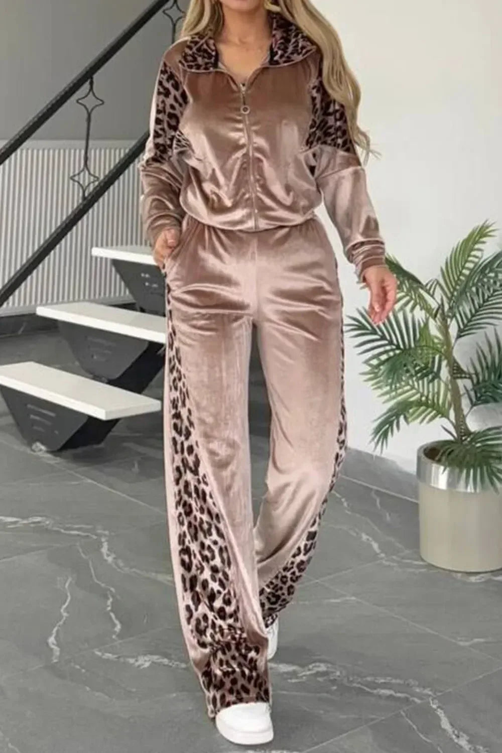 Two Piece Sets Women Pant Set Matching Sets Short Sleeve Y2k Streetwear Tops Pocket Long Pants Casual Loose High Waist Summer Bazaare Mart Outfit
